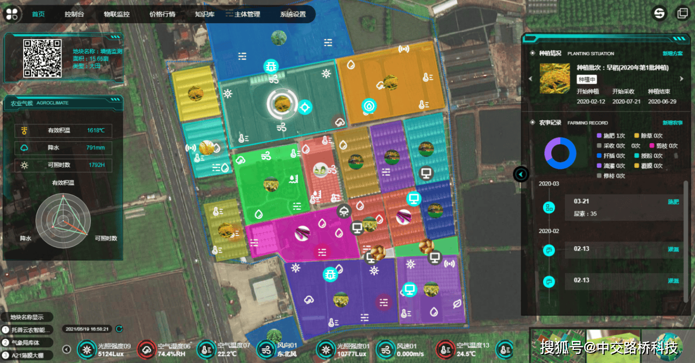 中交路桥科技农业物联网APP—赋能高标准农田建设，助力乡村振兴