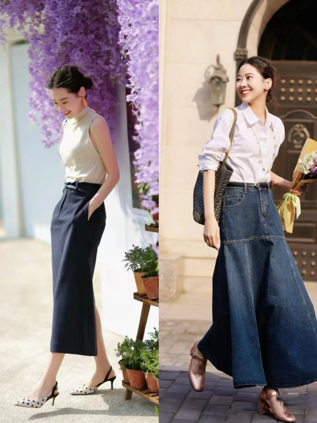 原来40+女生的早春穿搭，还可以这么美！快点来抄作业吧