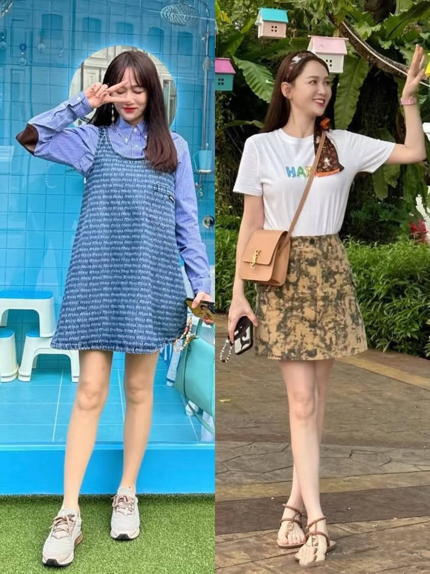 46岁陈乔恩美回春，度假风穿搭俏皮又可爱，快来抄作业吧