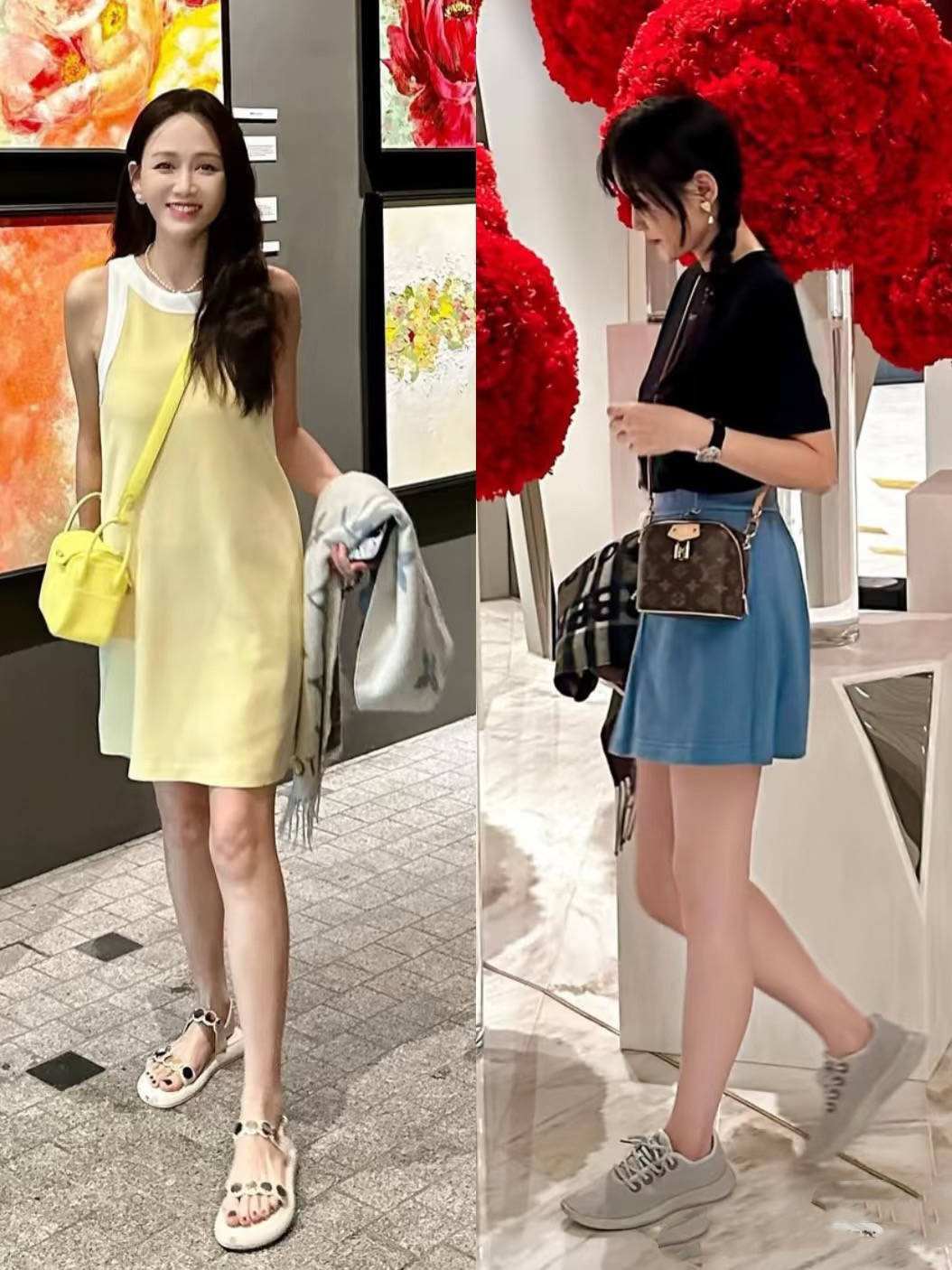 46岁陈乔恩美回春，度假风穿搭俏皮又可爱，快来抄作业吧