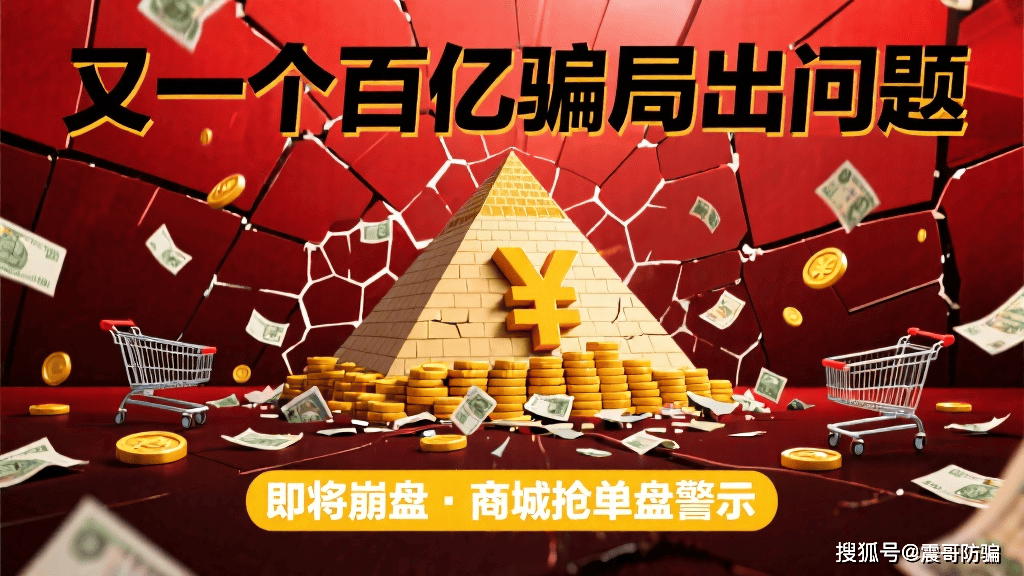 又一个百亿骗局出问题，即将崩盘，这次是用人民币的商城抢单盘