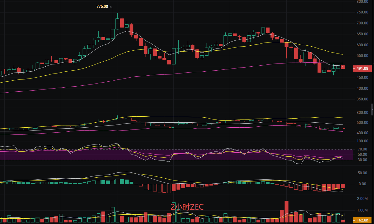 币圈丽盈:11.12大零币(ZEC) 能否守住这最后的绝望阵地!最新行情分析及操作建议解析