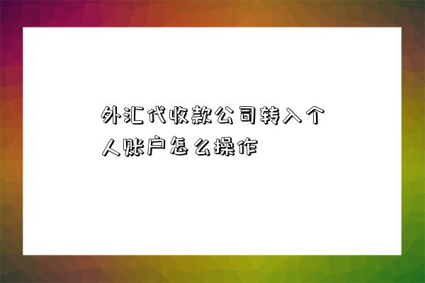 外汇怎么办理(外汇结算怎么办理)