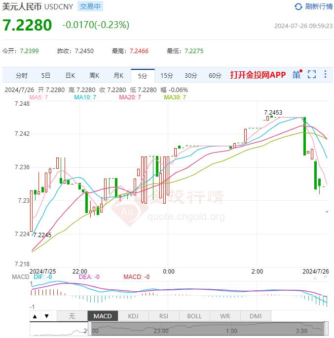 外汇中间牌价(人民币中间汇率)